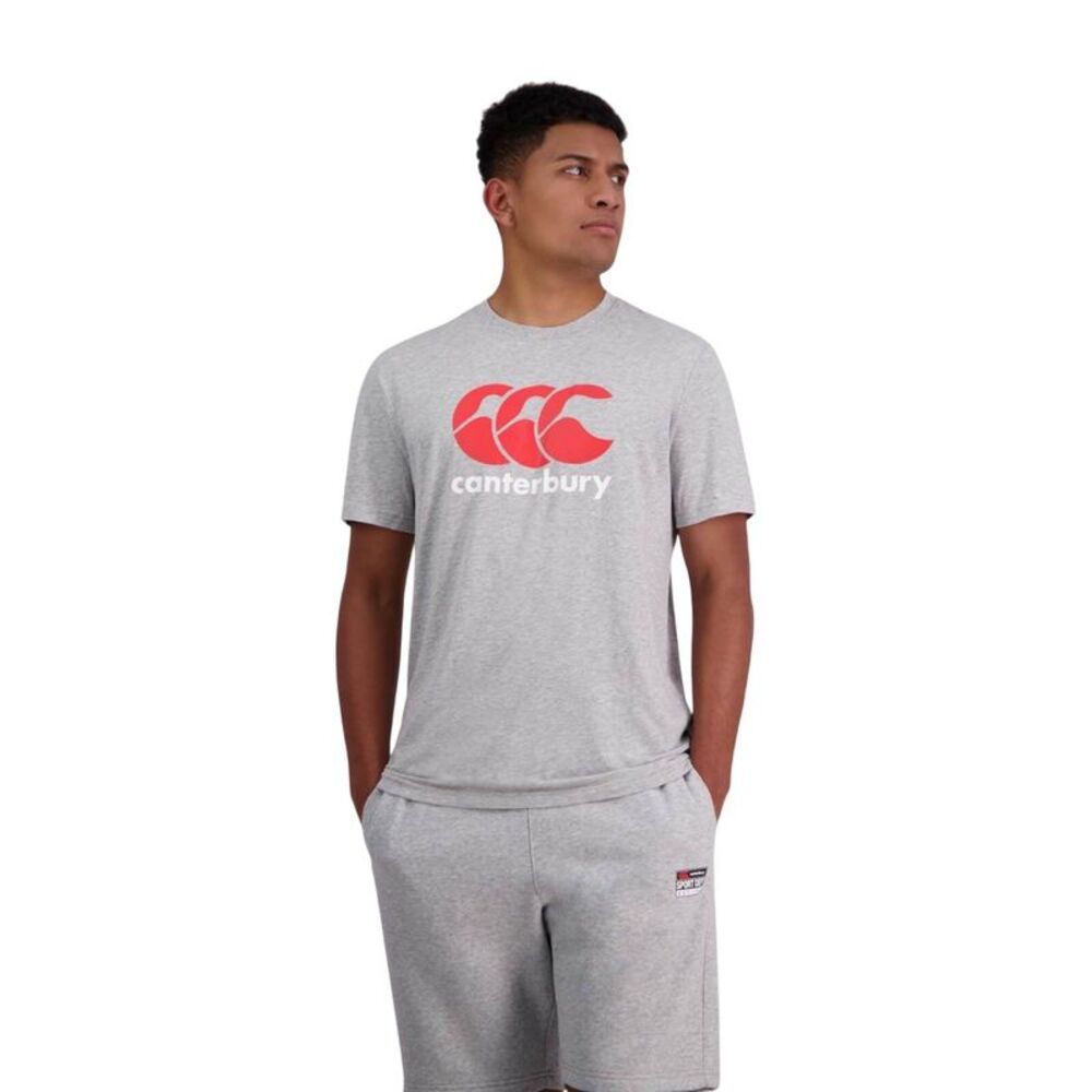 Canterbury Mens Logo T-Shirt / Classic Marl
